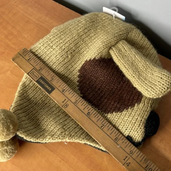 LACHEYS Collection NWT Kids/Adult 100% Wool Puppy Knitted Beanie Fleece LA - Picture 9 of 11